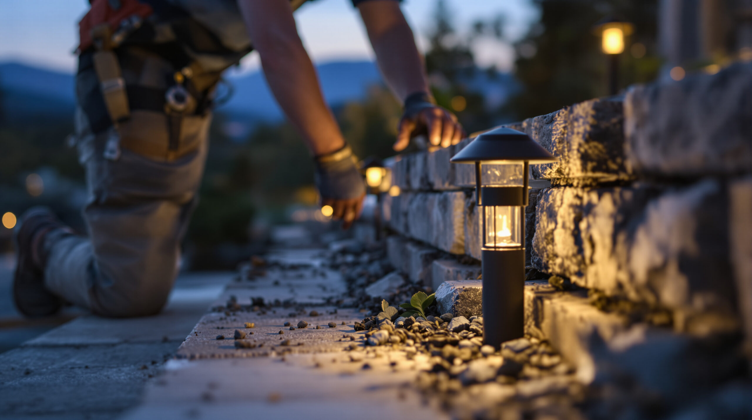 outdoor lighting ideas asheville nc landscaping